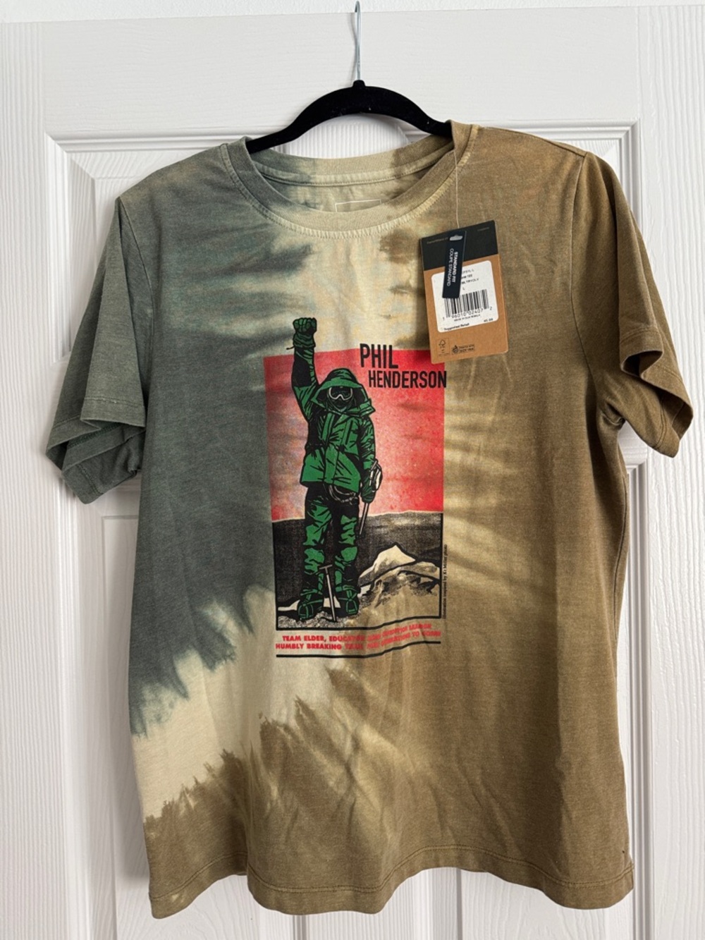 The North Face Olive & Khaki Tie-Dye Explorer Graphic Tee